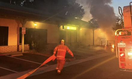 Commercial structure fire quickly contained in Paso Robles